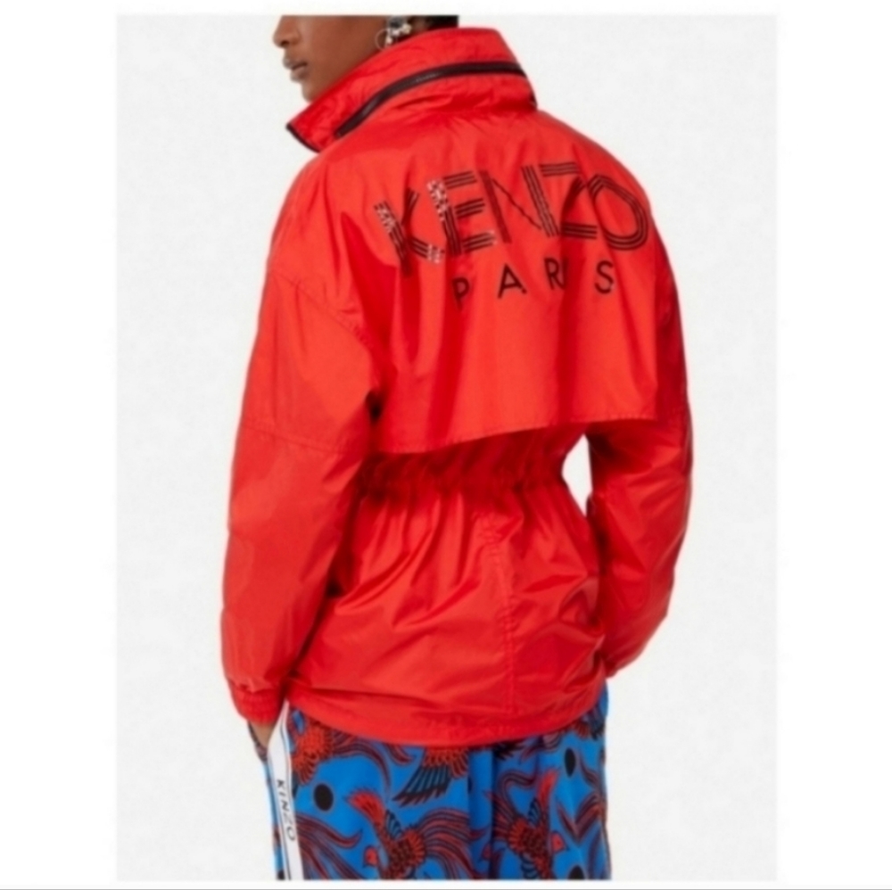 KENZO Paris Red Windbreaker, Size L **UNISEX**